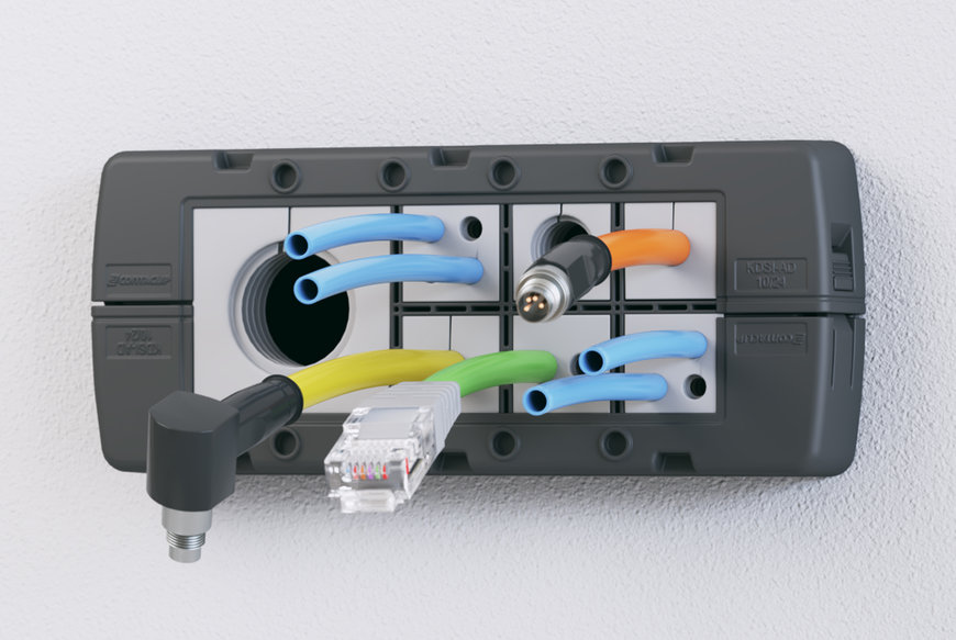 Conta-Clip introduces the new, inverse and modular KDSI-SR cable entry system for reliable sealing